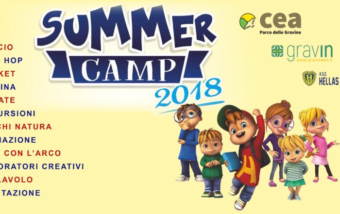 summer camp, campo scuola, terra delle gravine, gravina di laterza, hellas laterza, cea laterza, estate 2018